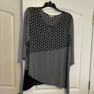 Rd & Ali 3/4 length sleeve Top